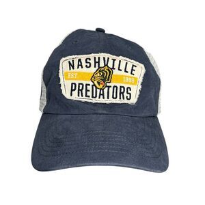 47 Brand Nasville Predators Hat Men's Blue Mesh Snap Back Winter Classic Trucker